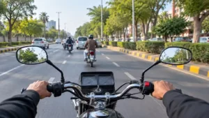 Lahore CTO Proposes Permanent Motorcycle Mirror Supports